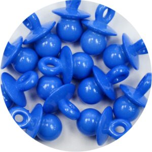 Botão Chupeta Azul - 2,5 cm