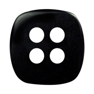 Botão Quadrado 12447 - Preto